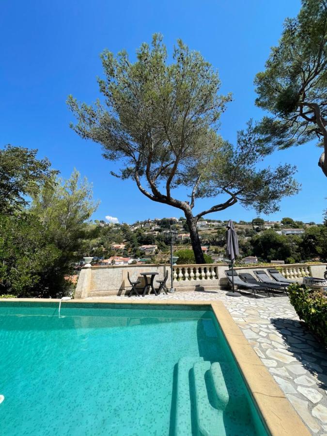 Appartement Bas De Villa Avec Piscine Privee Partagee Proche Bord De Mer Cagnes-sur-Mer Zewnętrze zdjęcie